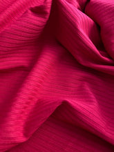 Charger l'image dans la galerie, Jersey de bambou côtelé - Framboise