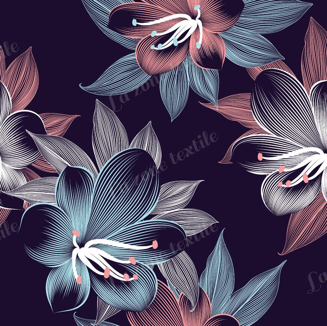 Précommande: Bleu fleuri