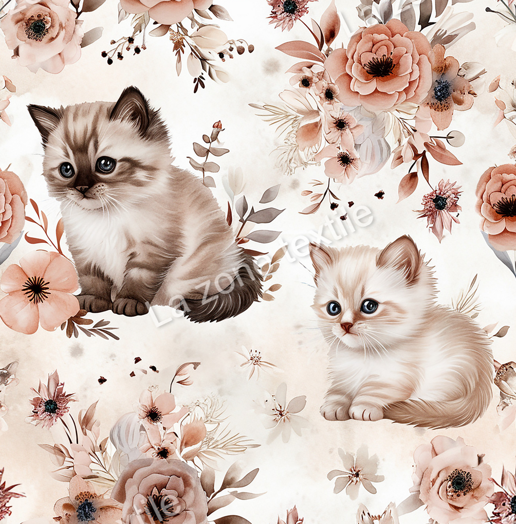 Précommande: Chats floraux