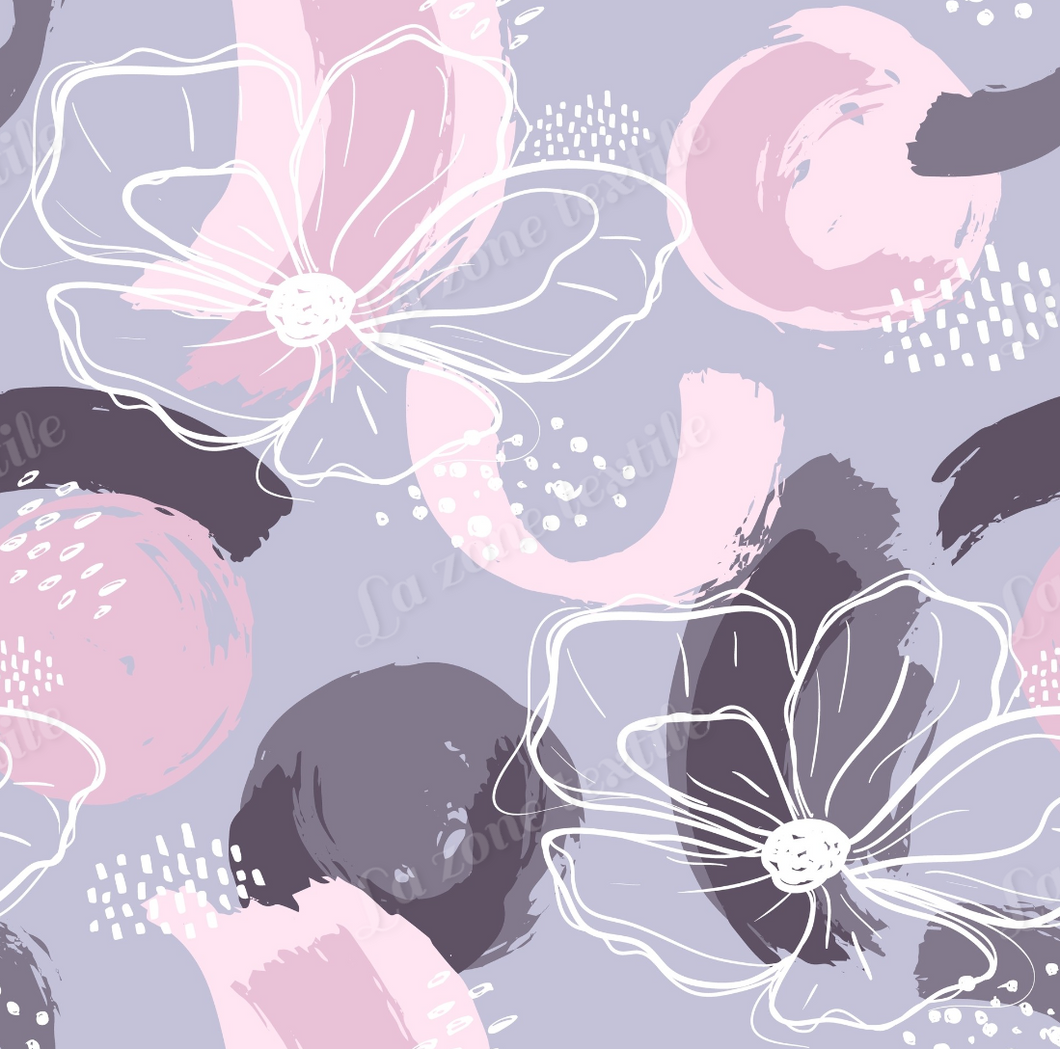 Précommande: Fleurs abstraites