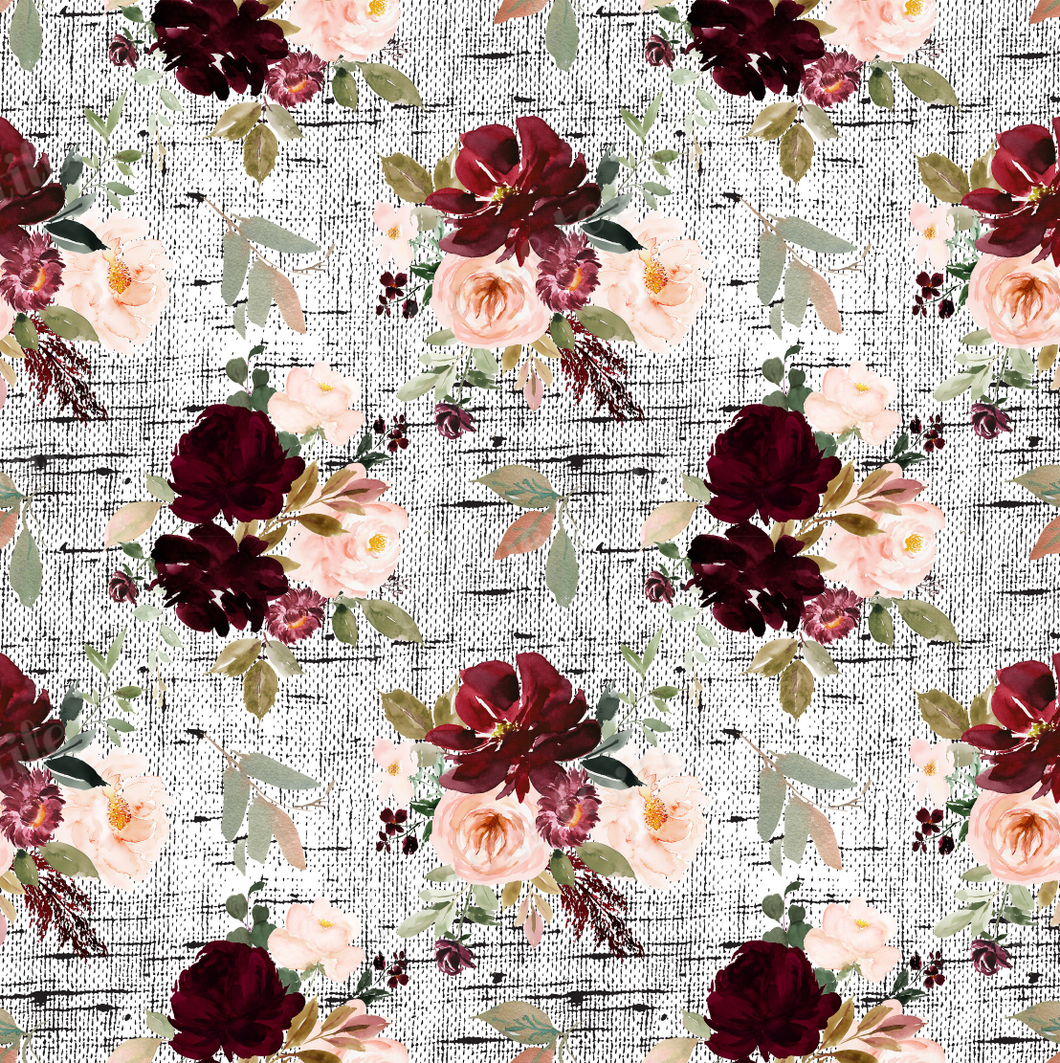 Précommande: Floral bourgogne