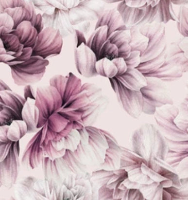 Précommande: Fleurs de pivoine mauve