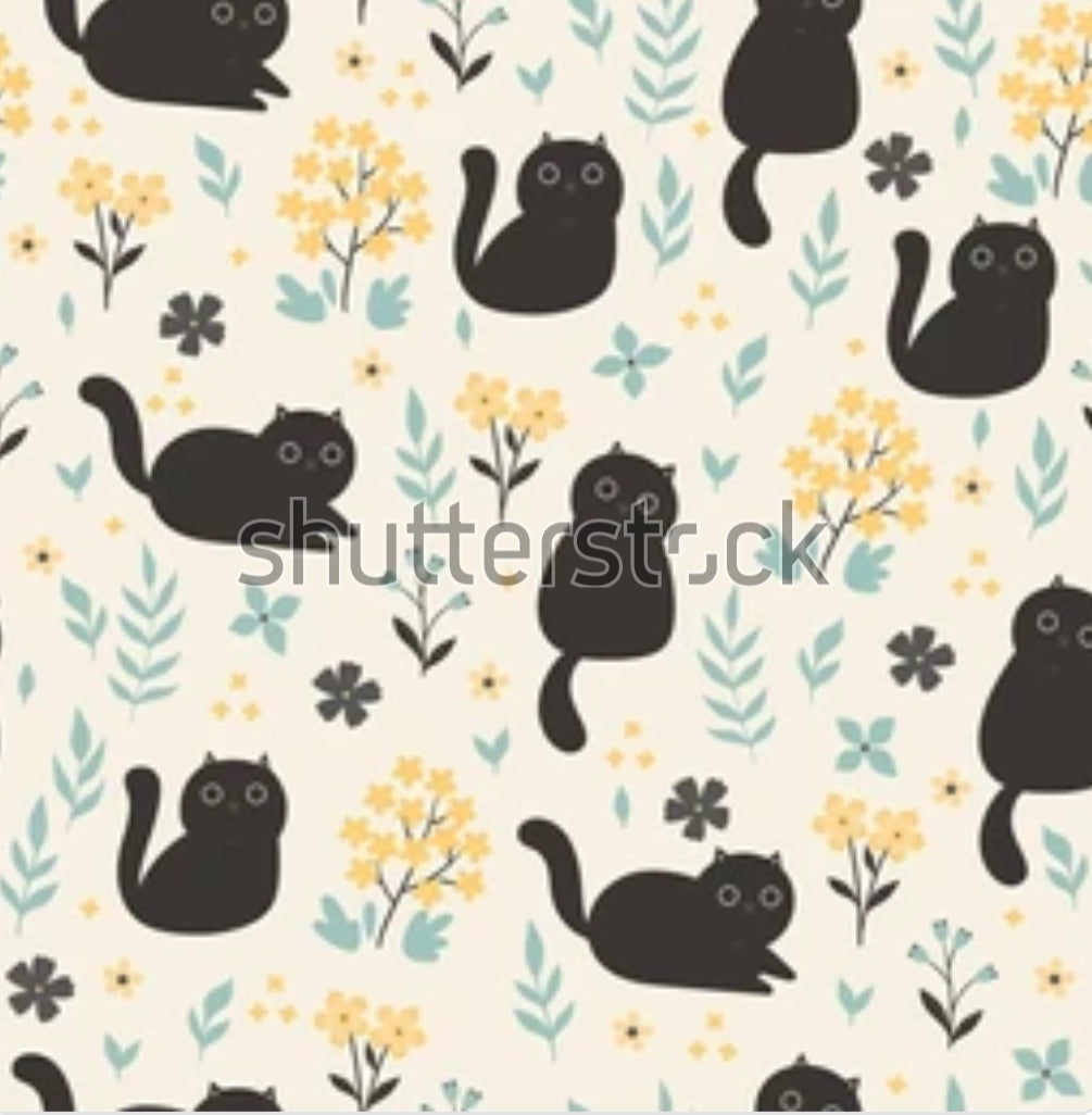 Précommande: Chat fleuri