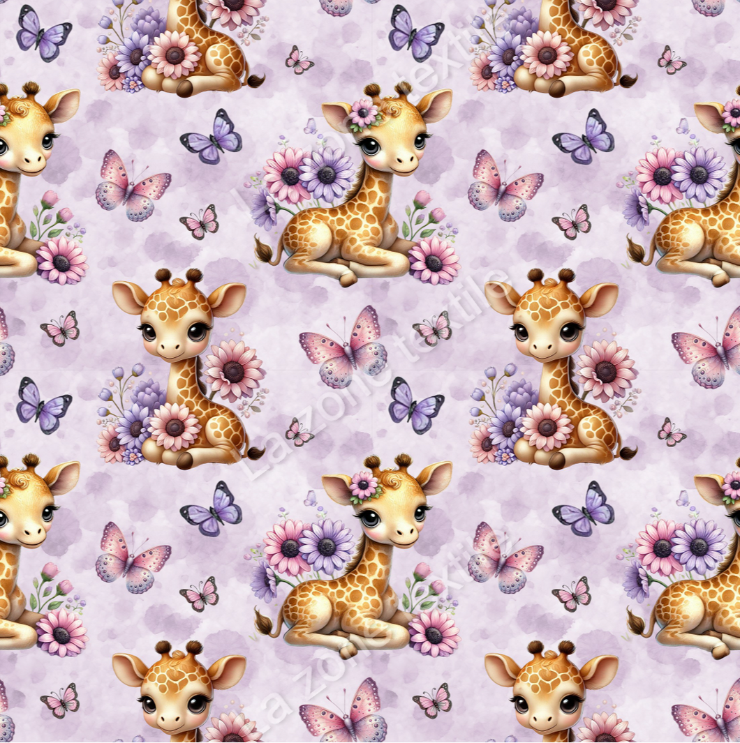 Précommande : Girafe et papillon