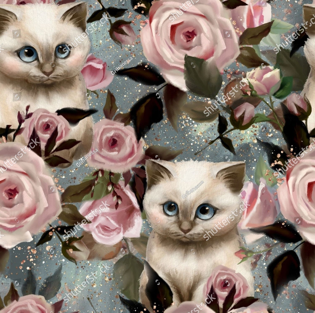 Précommande: Rose et chaton