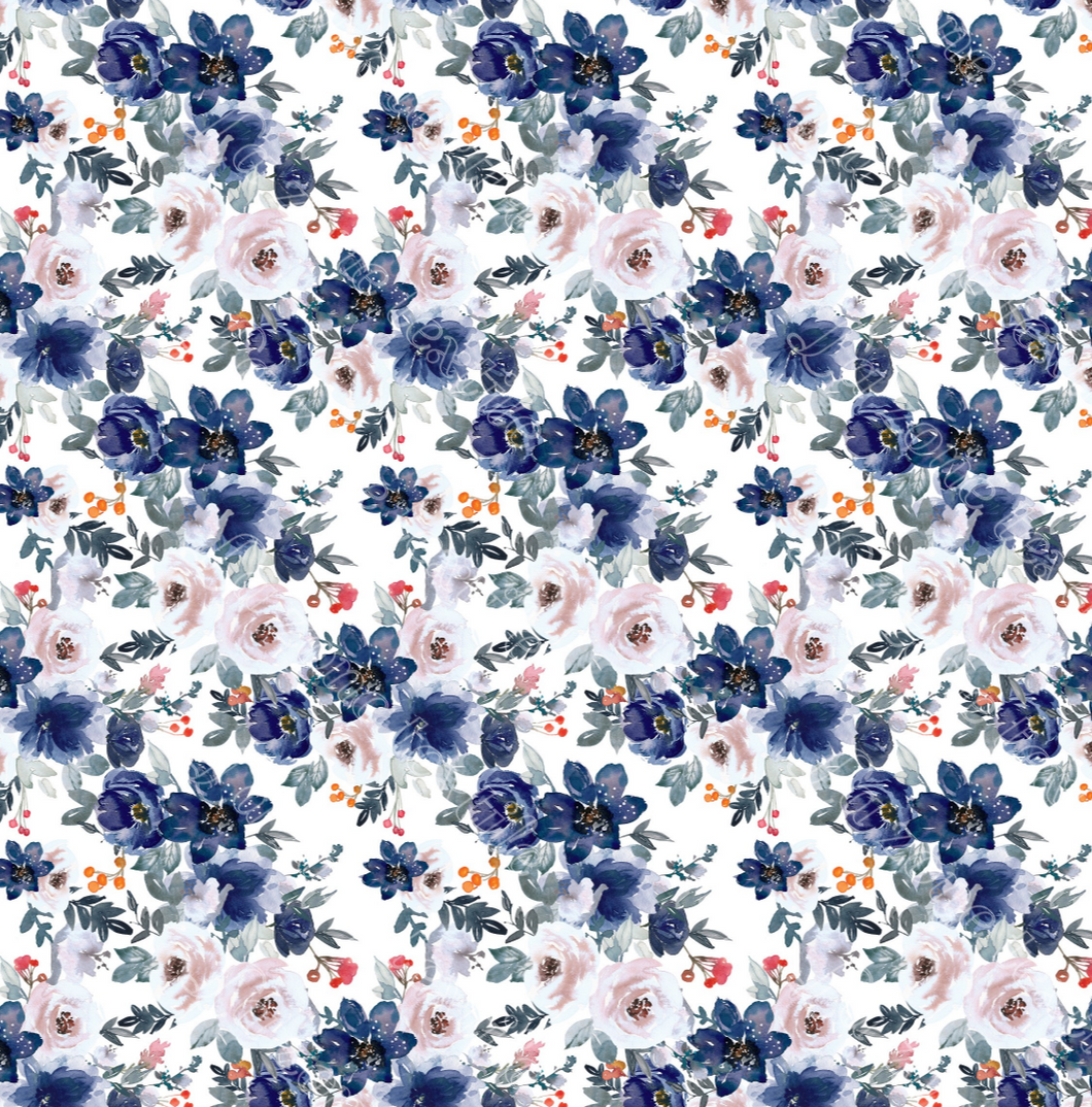 Précommande: Bouquet fleuri bleu
