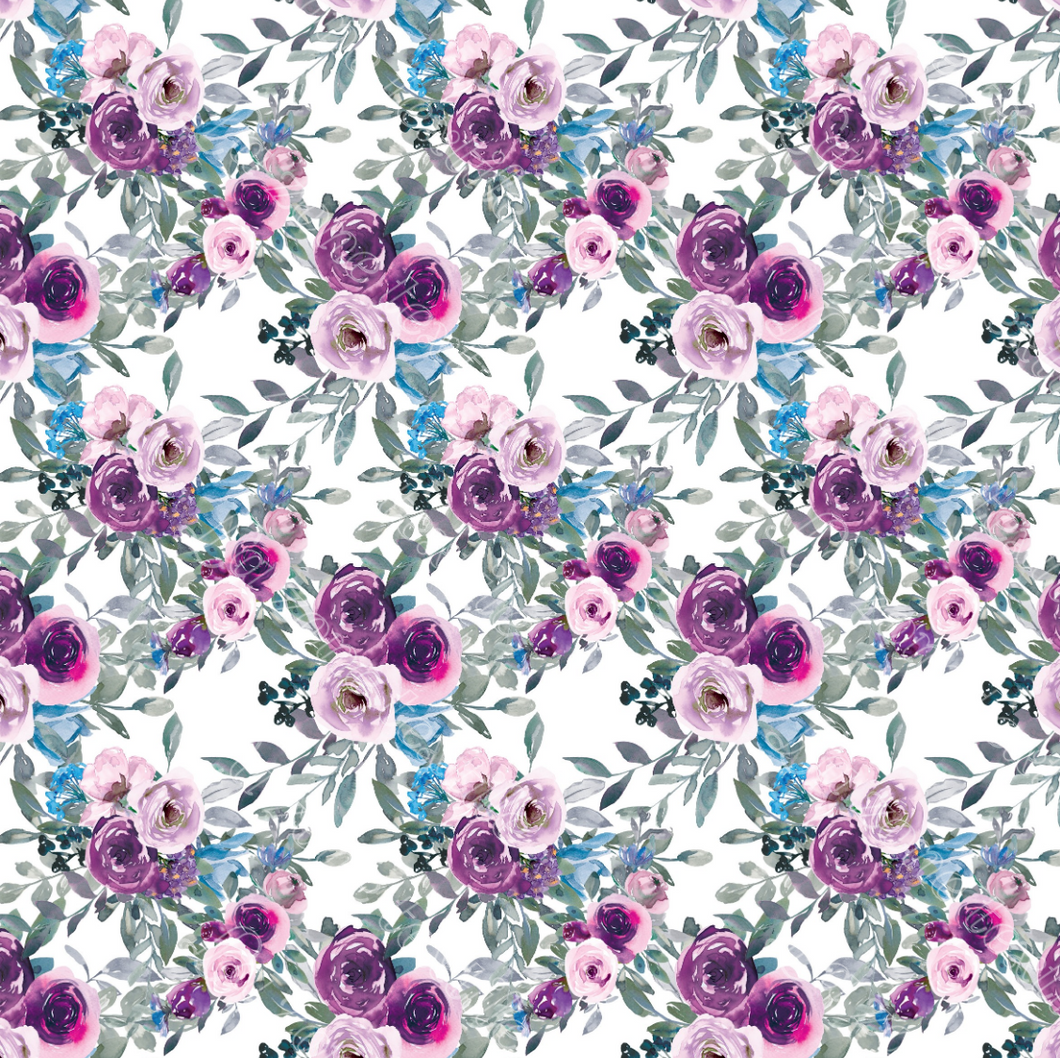 Précommande: Bouquet fleuri mauve