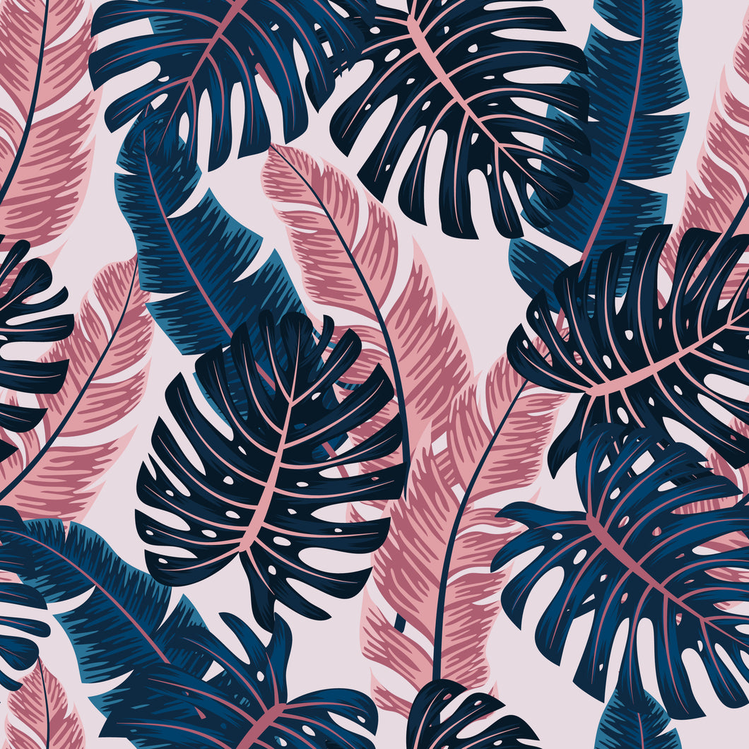 Précommande: Feuillage rose et bleu