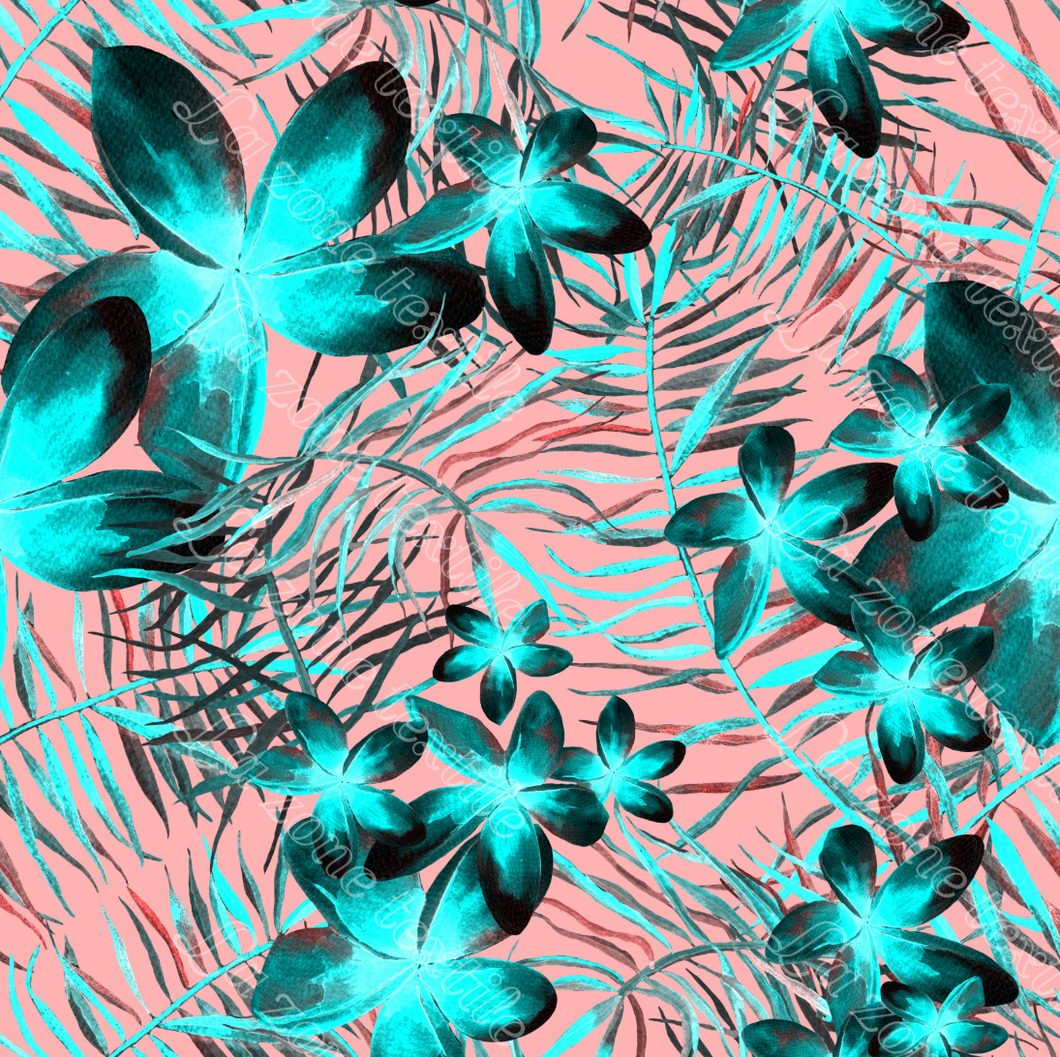 Précommande: Fleurs aqua