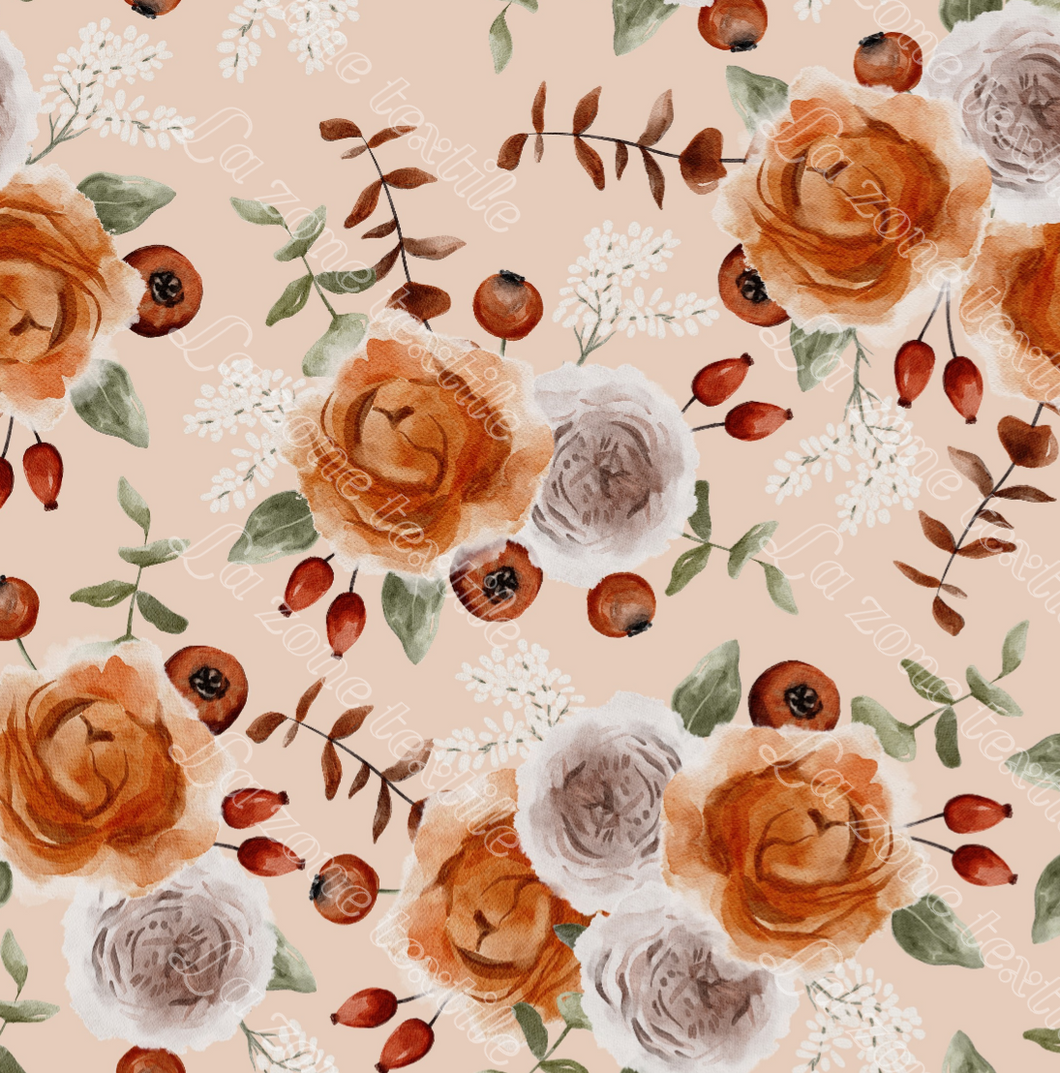 Précommande: Fleurs orangés