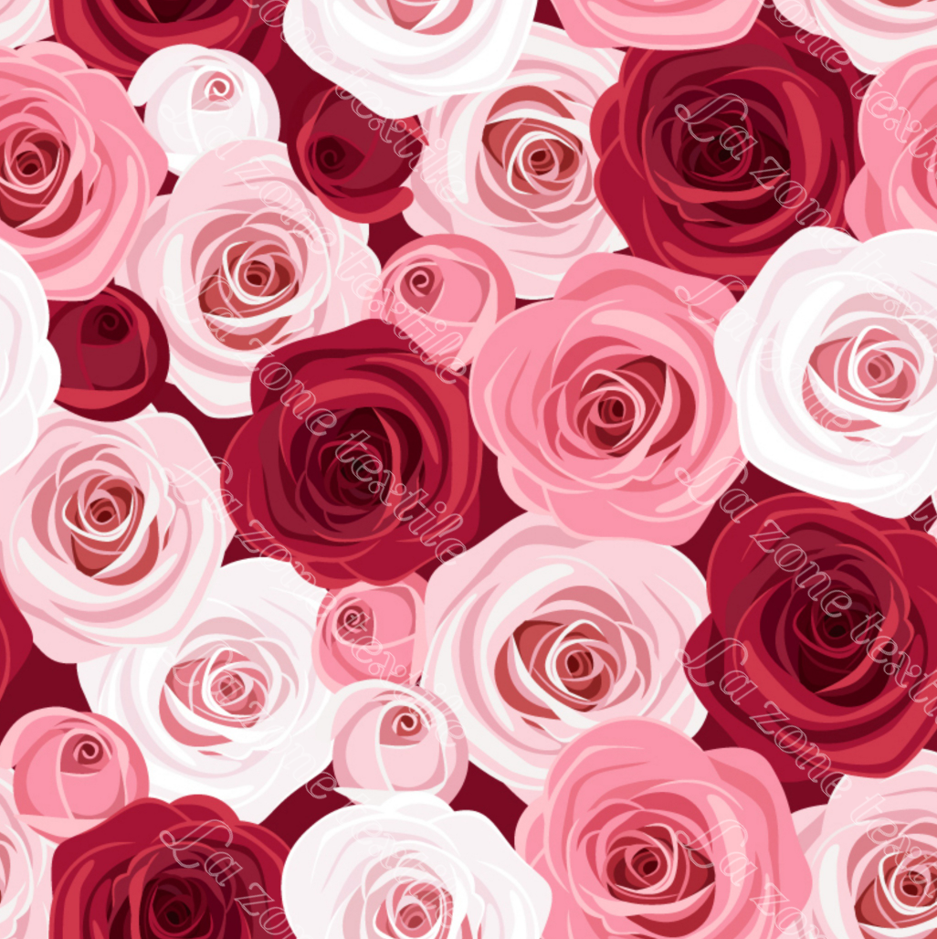 Précommande: Roses rouges et roses